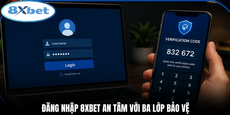 Đăng nhập 8xbet an tâm với ba lớp bảo vệ