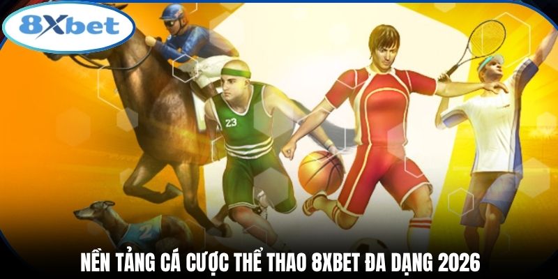 Nền tảng cá cược thể thao 8xbet đa dạng 2026